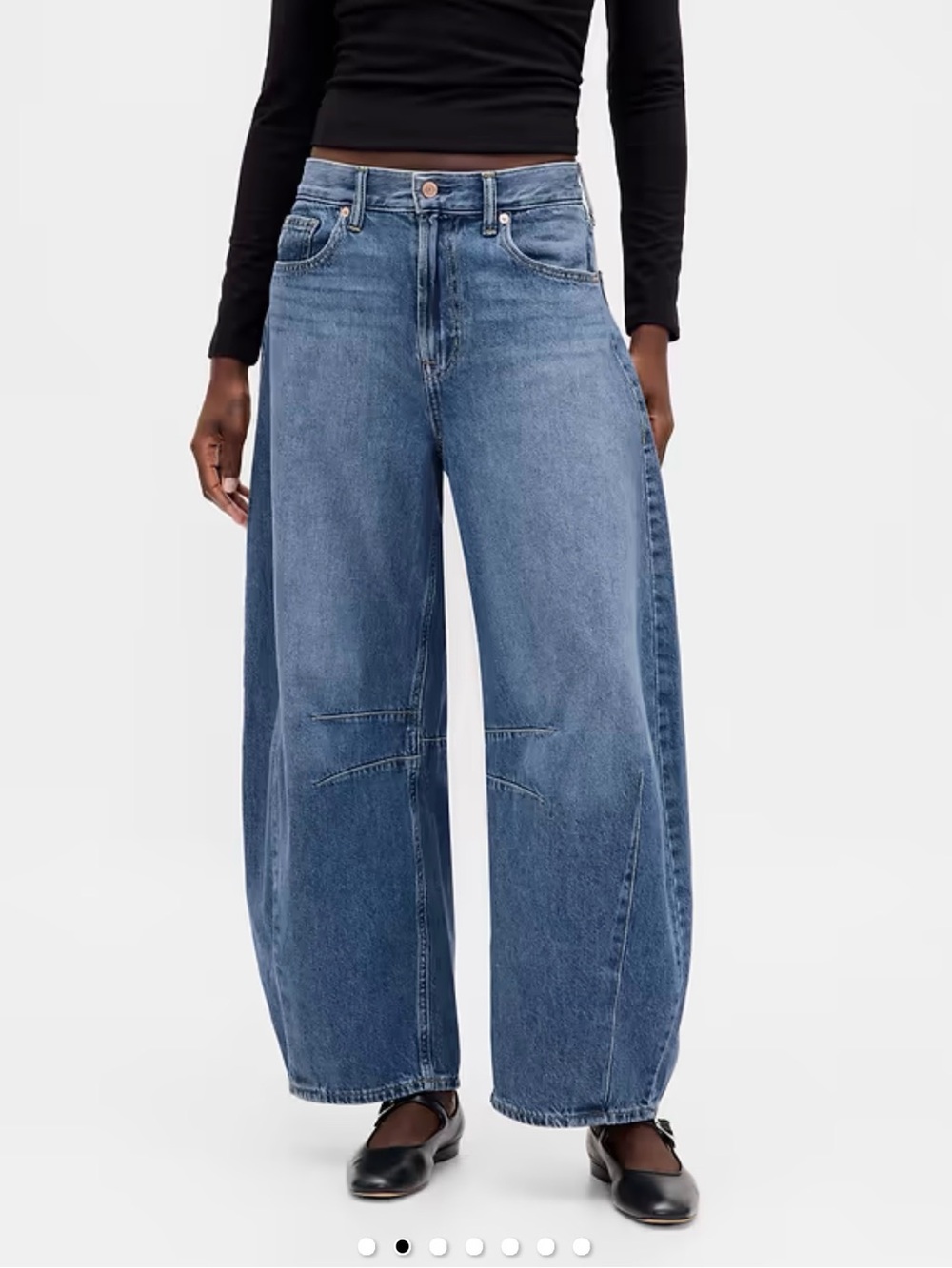 Gap horseshoe high rise jeans